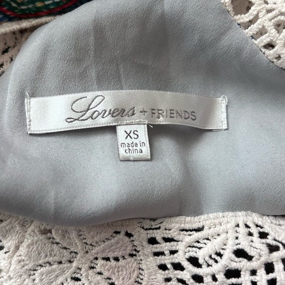 Lovers + Friends Hula Babydoll Dress in Mosaic Print Sz XS - Picture 10 of 10